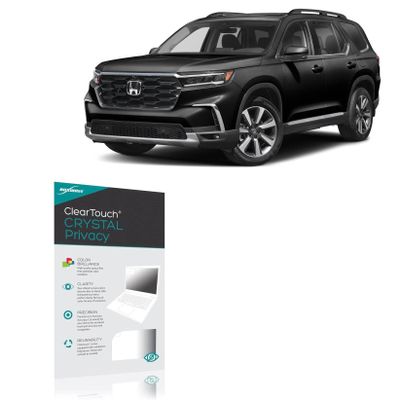 BoxWave Screen Protector Compatible with 2024 Honda Pilot Elite Display (9 in) - ClearTouch Crystal Privacy (2-Pack), Privacy Screen Protector Flexible Film Clear