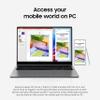 Samsung 15.6" Galaxy Book5 360 Copilot+ PC, AI Business Laptop, Windows 11 Pro, Intel Core Ultra 7 Processor 256V, FHD AMOLED Touchscreen, 16GB/512GB, 2025 Model, NP754QHA-KA2US, Gray view 3