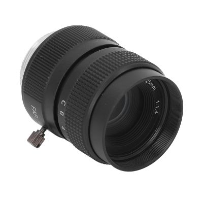 Industrial Aperture Lens 1/2 Inch F1.4 25mm C Mount Manual Aperture Lens for Professional Photography