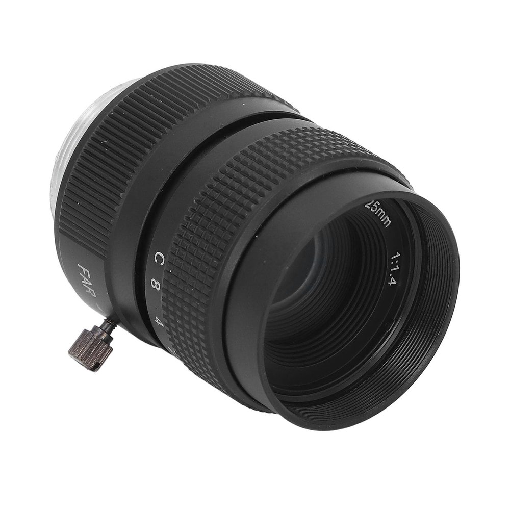 Industrial Aperture Lens 1/2 Inch F1.4 25mm C Mount Manual Aperture Lens for Professional Photography