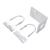 Iron Antenna Mounting Bracket, High Strength L Bracket for Satellite Internet with Installation Tools, Ground Wall Roof Mount view 1