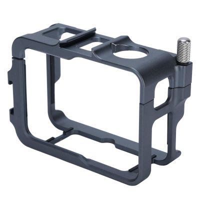 Aluminum Frame Cage for 360 Ace, for Ace Pro, for Ace Pro 2, Action Camera Protective Frame Housing with 1/4 Inch Screw and Cold Shoe Mounts for 360 Ace Series Accessories