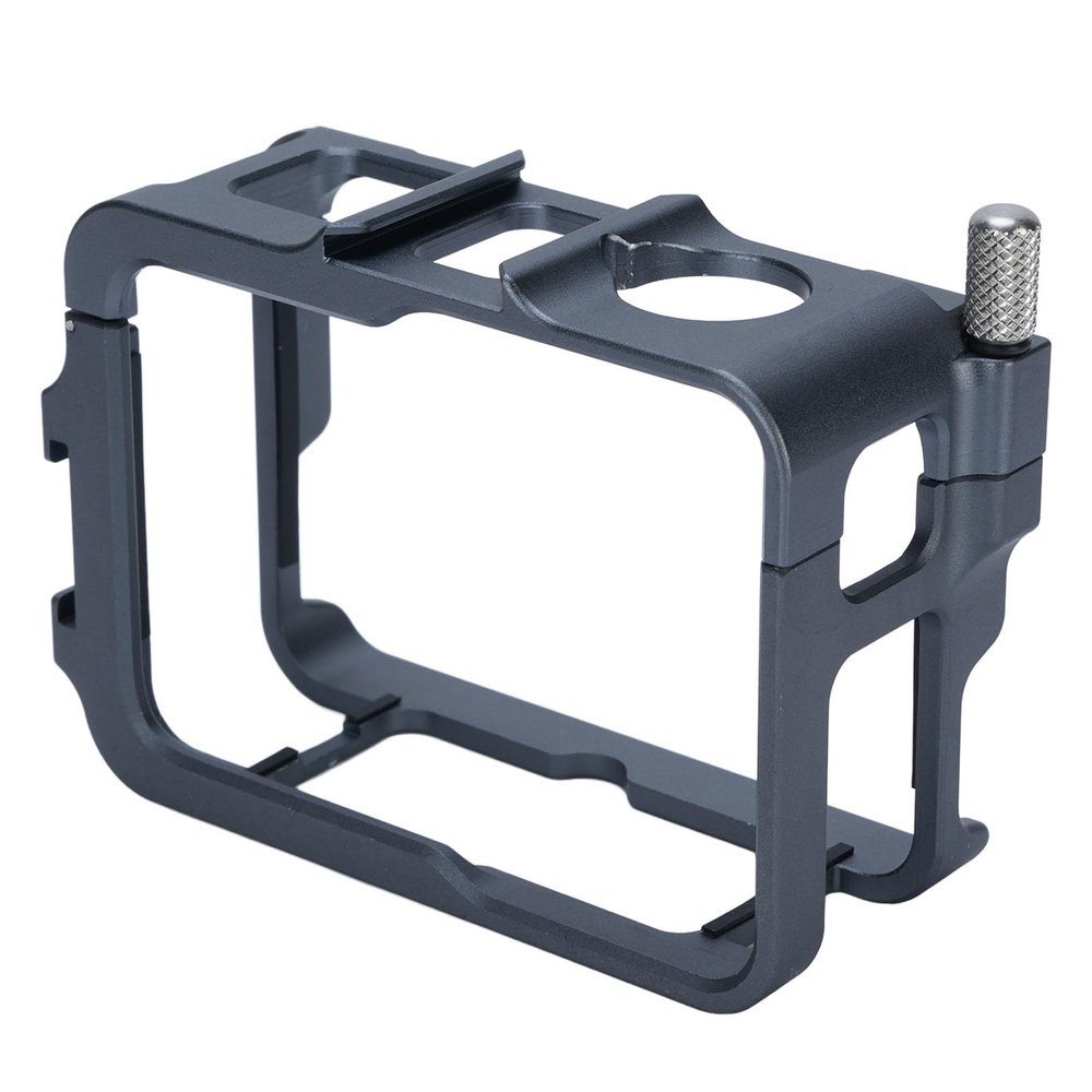 Aluminum Frame Cage for 360 Ace, for Ace Pro, for Ace Pro 2, Action Camera Protective Frame Housing with 1/4 Inch Screw and Cold Shoe Mounts for 360 Ace Series Accessories