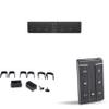 PowerBass XL-650-6 Speaker System Bluetooth Powersports Sound Bar with XL-SBCONRF - XL Soundbar External Wireless Controller & XL-SBTCLAMP - Thin C Clamp Compatible with 1.5", 1.75", 2" Bars - Pair view 1