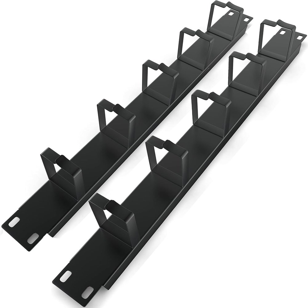 1U Cable Management Panel (2 Pack) for 19" Server Rack - Tupavco TP1724