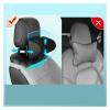 Adjustable Multi-use Car Headrest Neck Pillow For Driving Seat Head Support With Hook Tablet Holder Compatible For Tesla BMW BENZ Hyundai(Black PVC) view 3