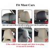 Adjustable Multi-use Car Headrest Neck Pillow For Driving Seat Head Support With Hook Tablet Holder Compatible For Tesla BMW BENZ Hyundai(Black PVC) view 4