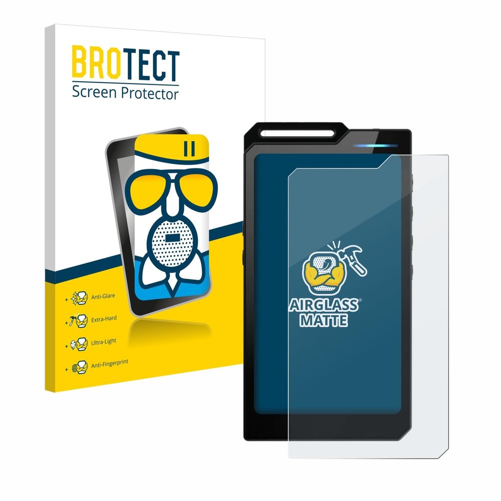 brotect Anti-Glare Glass Screen Protector Matte Compatible with Hiby R4 - Anti-Scratch 9H Protection Film
