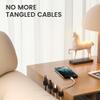 8 Pack Magnetic Cable Clips, Cord Organizer for Desk, Grizzly Supply Under Desk Cable Management, Strong Adhesive Wire Holder for Home Office Phone Car Wall Desktop Nightstand (Black) view 3
