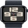 Apple Watch SE (2nd Gen) [GPS, 44mm] - Midnight Aluminum Case with Ink Sport Loop Band, One Size (Renewed) view 3