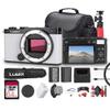 Panasonic Lumix S9 Mirrorless Camera in White (DC-S9GD-W) Bundle Including: 64 GB Memory Card, DMW-BLK22, Case, Lens Caps, Hand Strap, More Accessories view 1