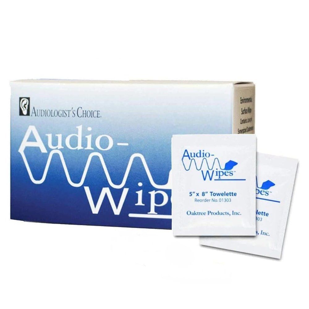 Audio-Wipes Individual Cleaning Towelettes  30 Pack | Earbud & AirPods Cleaning Wipes for Earwax & Dust Removal | Safe for Earphones, iPhone, and Charging Ports