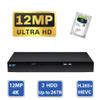 GW Security 12MP 4K 8 Channel NVR TAA & NDAA Compliant Network Video Recorder with Free Mobile App, 24TB Storage Capacity, No Monthly Fees (GW6808NP 2TB HDD Pre-Installed) view 4