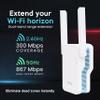 IIWUS AC1200 WiFi Extender, Mesh WiFi System, Powerful Mesh WiFi Extender with Ethernet Port, Dual Band Range Extension, Wi-Fi Extender + Access Point view 2