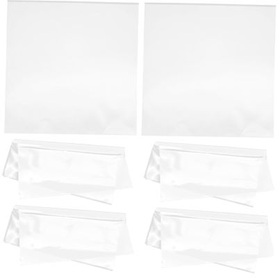 ABOOFAN 30pcs Self-Adhesive Vinyl Record Sleeves Protective Album Covers for Dust and Scratch Storage
