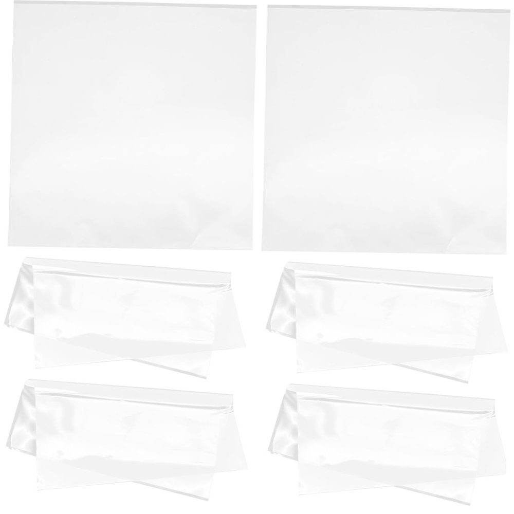 ABOOFAN 30pcs Self-Adhesive Vinyl Record Sleeves Protective Album Covers for Dust and Scratch Storage