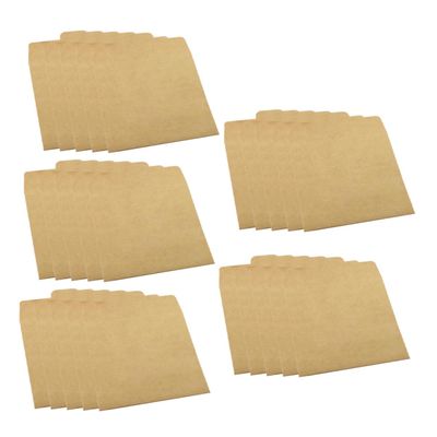 ULDIGI 25pcs Kraft Cd Envelopes Sealing Cd Covers for Household Use Protects Discs from Scratches and Corruption