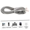 Gadpiparty Phone Cord Pack 3pcs Flat Extension Cords Landline Phone Cable Cable Extender view 4