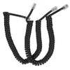 Housoutil 2pcs Coiled Telephone Cord for Landline Phones Detangler Phone Cables Sturdy Soft Signal Stable view 1