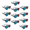 Mikikit 20pcs Stereoscopic Glasses Red and Blue Lenses Movie Glasses Compact for Boys and Girls Adults Travel Home Theater view 1