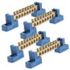 Gatuida 4pcs Bus Bar Terminal Block Distribution Box for Electrical Equipment Easy Installation High Strength and Conductivity for Distribution Cabinets and Machinery view 1