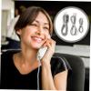 Housoutil 6p6c Numeric Phone Cable for Landline 3pcs Silver Grey Cable Extra Length for Multiple Devices view 2