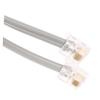Housoutil 6p6c Numeric Phone Cable for Landline 3pcs Silver Grey Cable Extra Length for Multiple Devices view 3