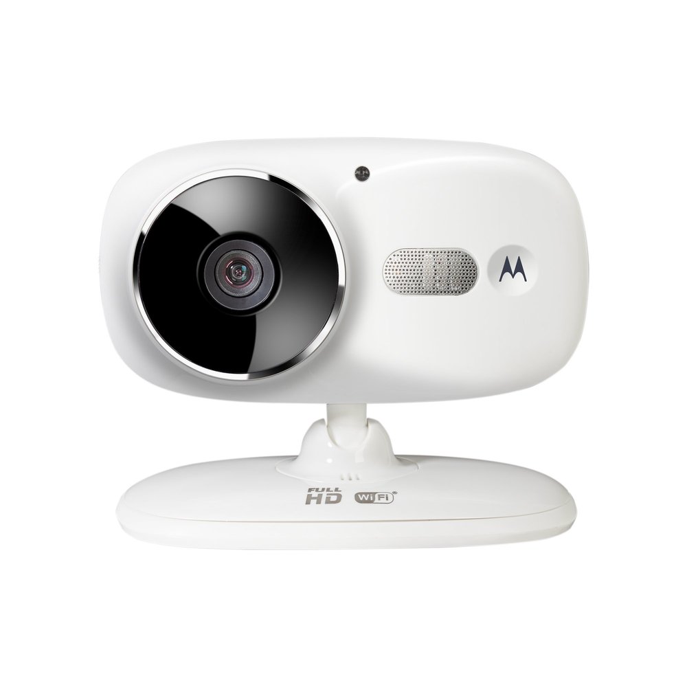 Motorola FOCUS86 Wi-Fi HD Home Video Camera with Digital Zoom (White) (Renewed)