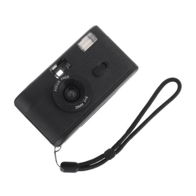 BRIGHTFUFU Retro Vintage Film Camera Reusable Camera Build Flash Simple Handheld for Adults