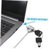 Mikikit 2sets Keyed Laptop Lock Theft Cable Lock for Laptops Desktops Security Compatible view 3