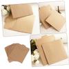 STOBAZA 25pcs Cd Bag Kraft Paper Sealing Cd Envelope Multi-function Portable Music Collectors view 2