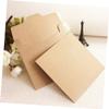 STOBAZA 25pcs Cd Bag Kraft Paper Sealing Cd Envelope Multi-function Portable Music Collectors view 3