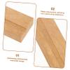 Hemobllo Wooden Record Stand Vinyl Record Holder and Stylish Wall-mounted Cd Storage Rack Display Shelf view 4
