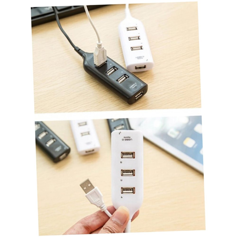 ARTIBETTER USB Port Data Hub Splitter for Laptop and Pc Compact and Lightweight USB Led Indicator Compatible