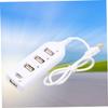 ARTIBETTER USB Port Data Hub Splitter for Laptop and Pc Compact and Lightweight USB Led Indicator Compatible view 3