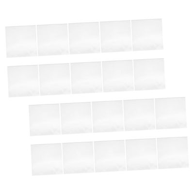 IWOWHERO 20pcs Vinyl Record Sleeves Self-Adhesive Album Covers for OPP Outer Sleeves for Vinyl Records for Collectors and Music