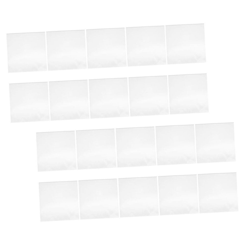 IWOWHERO 20pcs Vinyl Record Sleeves Self-Adhesive Album Covers for OPP Outer Sleeves for Vinyl Records for Collectors and Music
