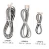 OSALADI 6 Core Rj12 Numeric Phone Cord Wire 3pcs Silver Gray Telephone Cable for Extension Cord view 2