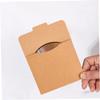 Alipis 25pcs Kraft Paper Cd Bag Multi-function Cd Cover Sealing Dj Sleeves Portable Storage Case view 2