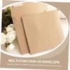 Alipis 25pcs Kraft Paper Cd Bag Multi-function Cd Cover Sealing Dj Sleeves Portable Storage Case view 3