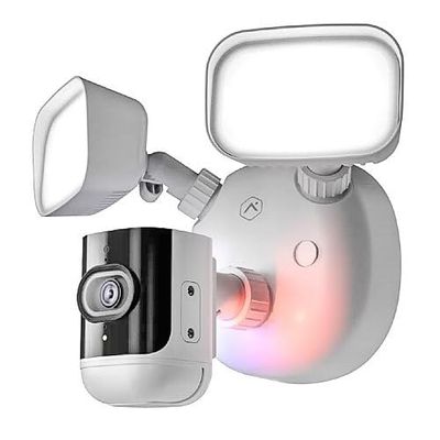ADC-V729AC 4MP Floodlight Camera for Outdoors, 3000-Lumen, Onboard Recording, 2-Way Audio, White