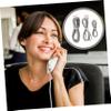 HOMSFOU 3pcs Silver Gray Telephone Cord Phone Cable Extension Cord for Landline Phones view 3