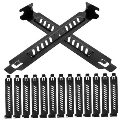 CIYODO 20pcs Pci Slot Cover Expansion Blank Plate Vented Design for Dust and Heat Protection Fits Computer Cases Easy Installation Efficient Heat Dissipation