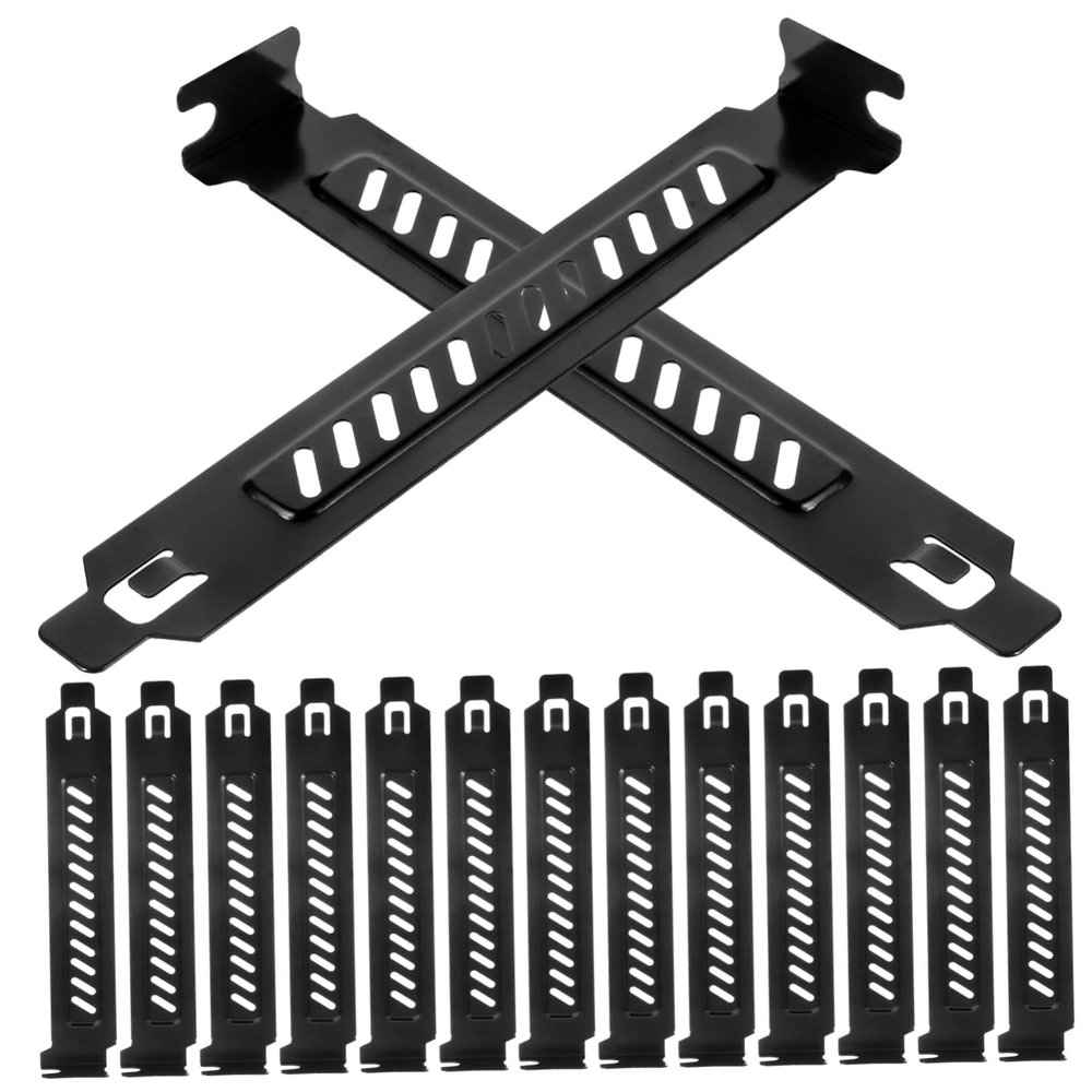 CIYODO 20pcs Pci Slot Cover Expansion Blank Plate Vented Design for Dust and Heat Protection Fits Computer Cases Easy Installation Efficient Heat Dissipation