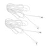 TOGEVAL 2pcs Adapter Telephone to Ethernet Converter High Speed Connection for Use Easy and Play for view 1