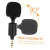 Angoily Bendable Live Streaming Microphone for Recording Durable Design with Sponge Cover for Conferences Gaming and Outdoor Use view 3