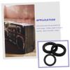 DirectNine Basics 3pcs Cassette Tape Recorder Rubber Belts for Tape Machines High-Performance Drive Belts Easy to Install Replacement for Cassette Recorders Compatible Models view 2