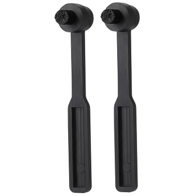 TOGEVAL 2pcs Vinyl Record Cleaner Stylus Brush Gentle Cleaning Tool for Turntable Needles Compact and Portable Design for Dust Removal