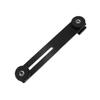 KONTONTY Dual Camera Bracket Mount Mount for Camera Flash Aluminum Alloy Tripod Bracket for Wedding Birthday Video view 1