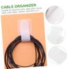 Gadpiparty 40pcs Adhesive Straps Hook and Organizers for Data Cables USB Power Cords for Home Office and Travel Self-Adhesive Wear-Resistant Design view 4